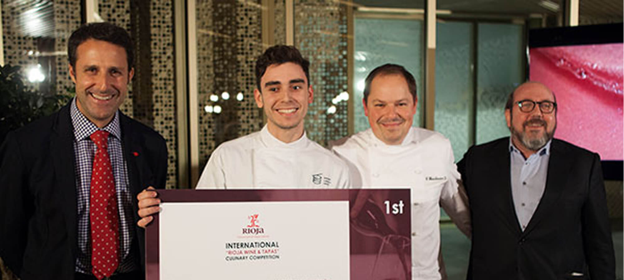 Carles Tarrasó Wins the First Rioja Wine & Tapas International Competition