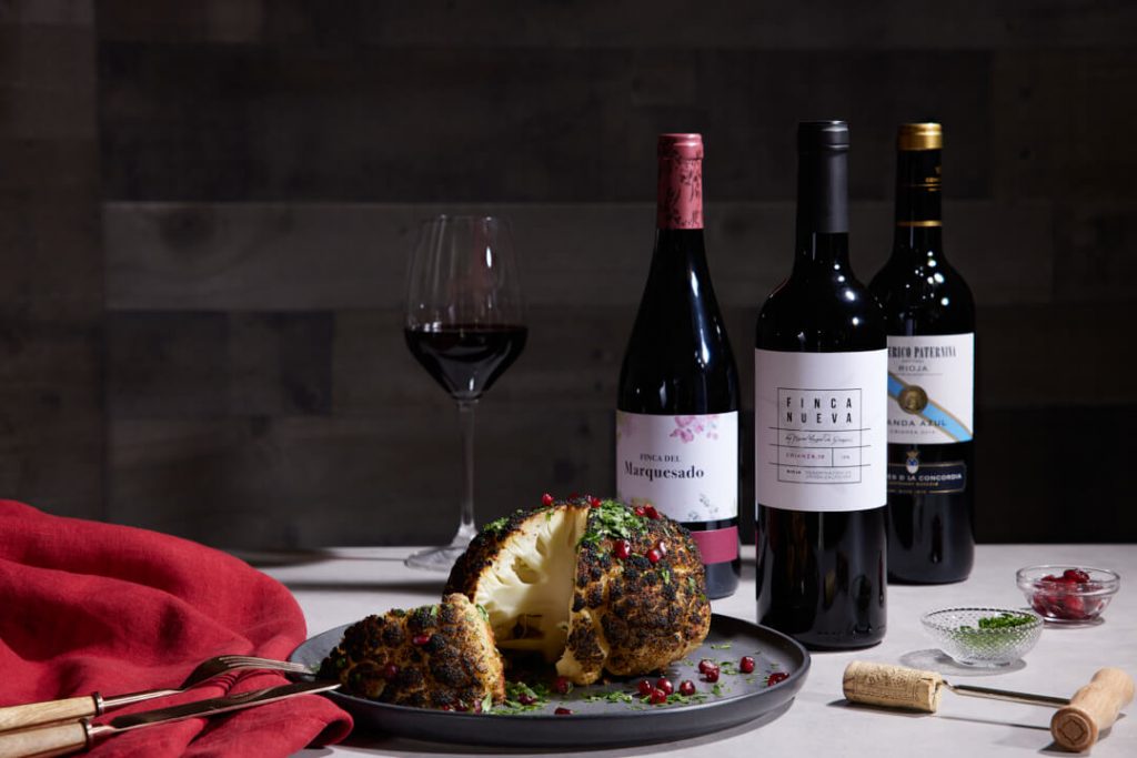 Rioja Crianza and Roasted Cauliflower