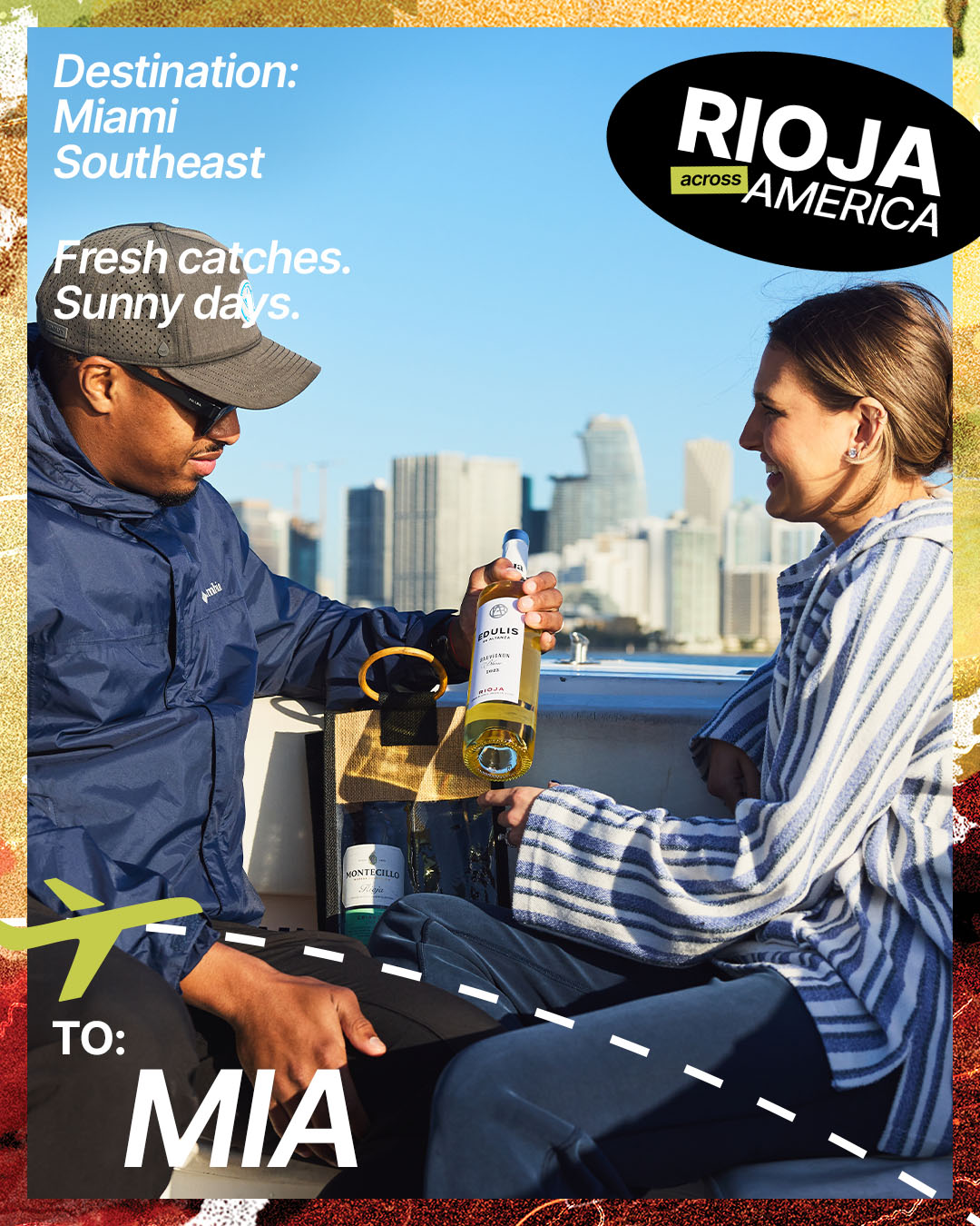 Florida, here we come. Join us as we go across the country, finding the local moments and recipes that pair  best with Spain's finest wines. 

Follow along for what awaits us in Miami, the very first stop of Rioja Across America.