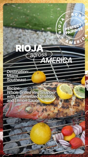 When paired with a Rioja Gran Reserva, this freshly caught Grilled Red Snapper will have you instantly hooked.

Follow along for more city-unique pairings, and read all about Miami’s at the link in our bio.