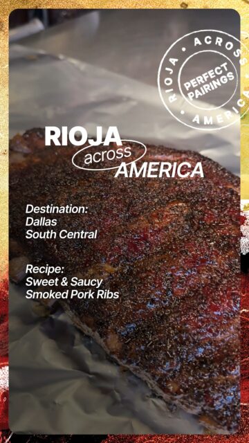 Get to the meat of a strong pairing. This must-make Texas-style ribs recipe from Terry Black’s Barbecue was absolutely meant for the fruit-forward complexities of red Rioja Reservas.

Follow along for more city-unique pairings, and read all about Dallas’ at the link in our bio.