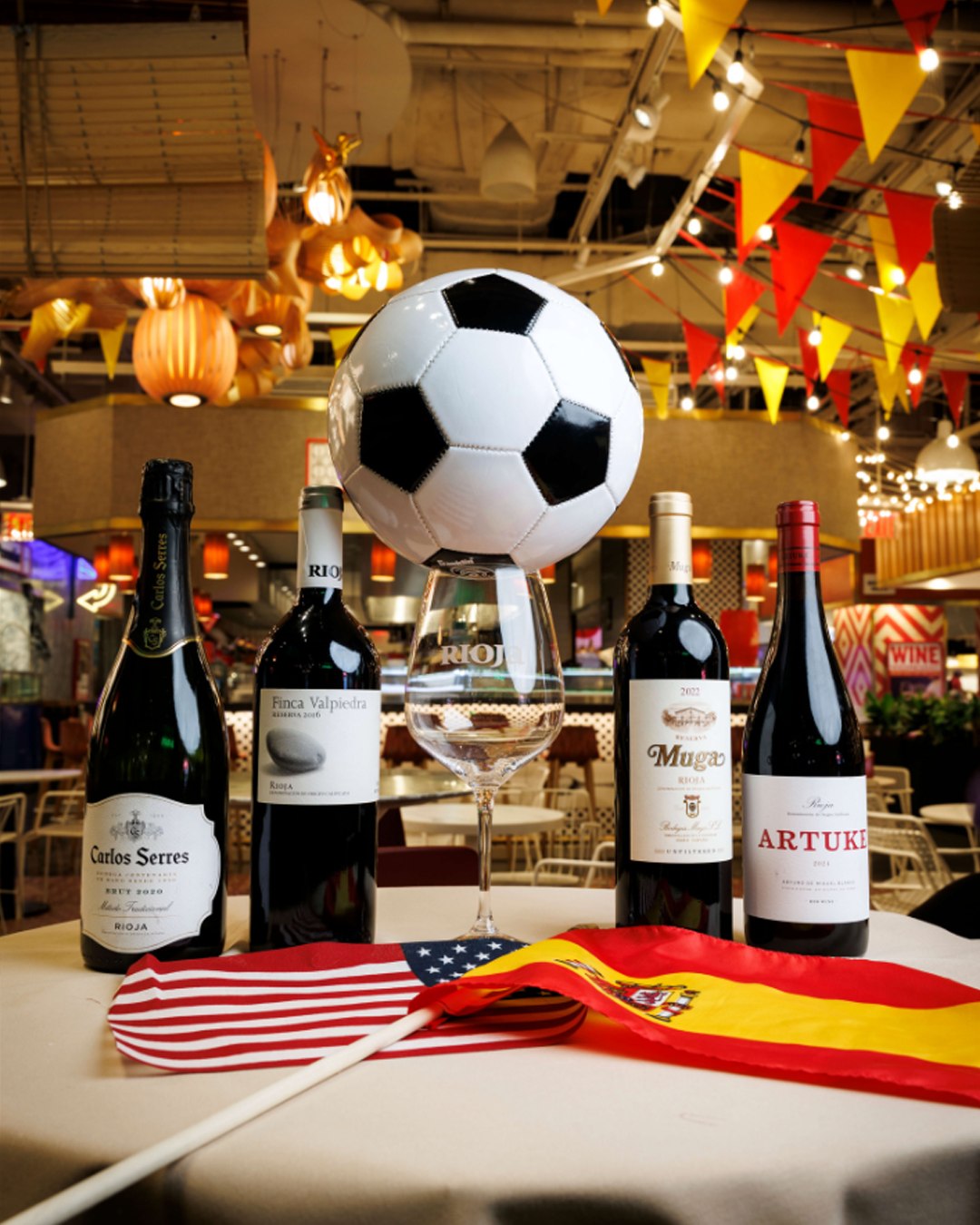 The matches you’ve been waiting for all summer. Meet the Rioja wines and nibbles that pair perfectly with soccer watch parties. 

Find them in our list of Seasonal Pairings, using our link in bio.
