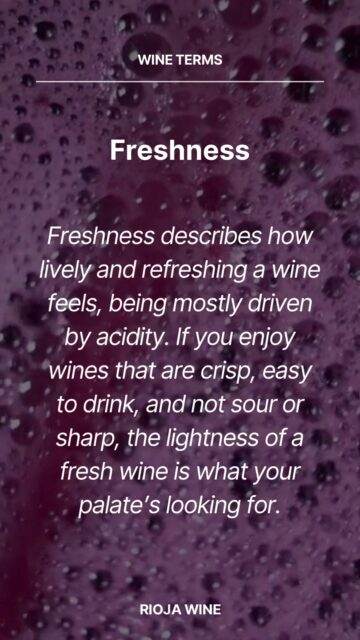 Find a fresh appreciation for wine. 

Learn all about Rioja's many forms of freshness at the free Rioja Wine Academy, found at the link in our bio.