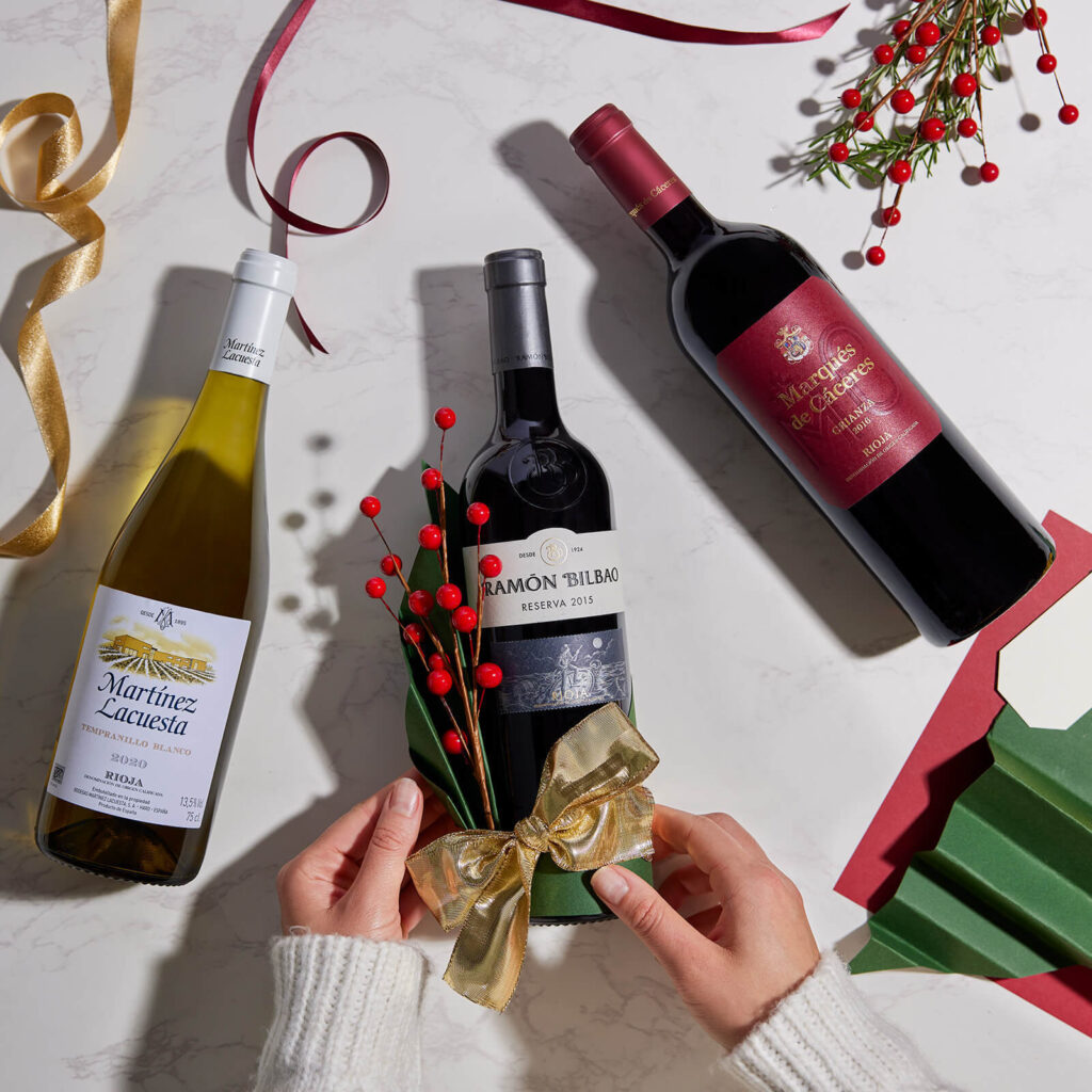Rioja wine gift wrapping