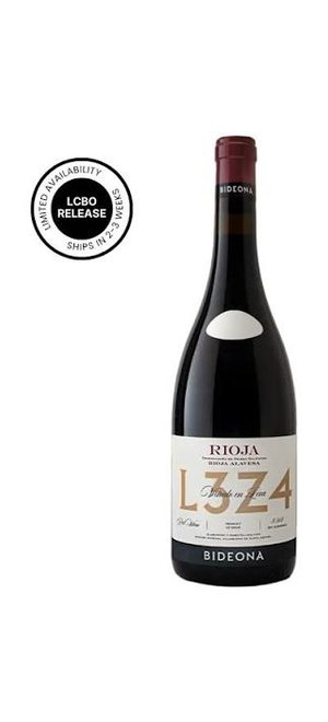 Bottle of Bodega Bideona L3Z4 2021